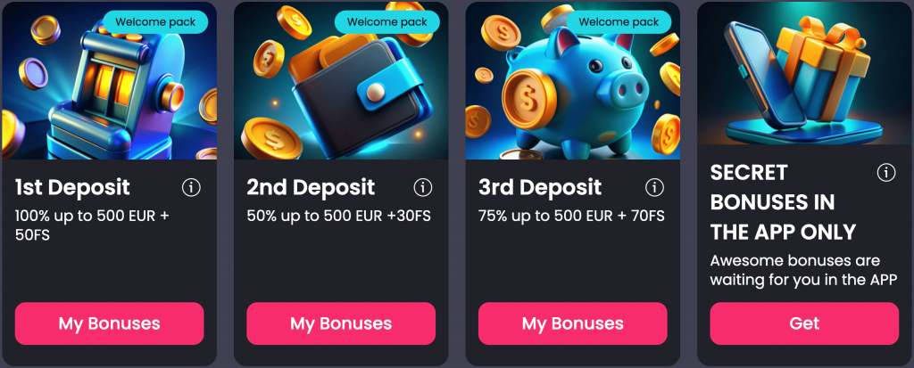 Welkomstbonussen en VIP-programma